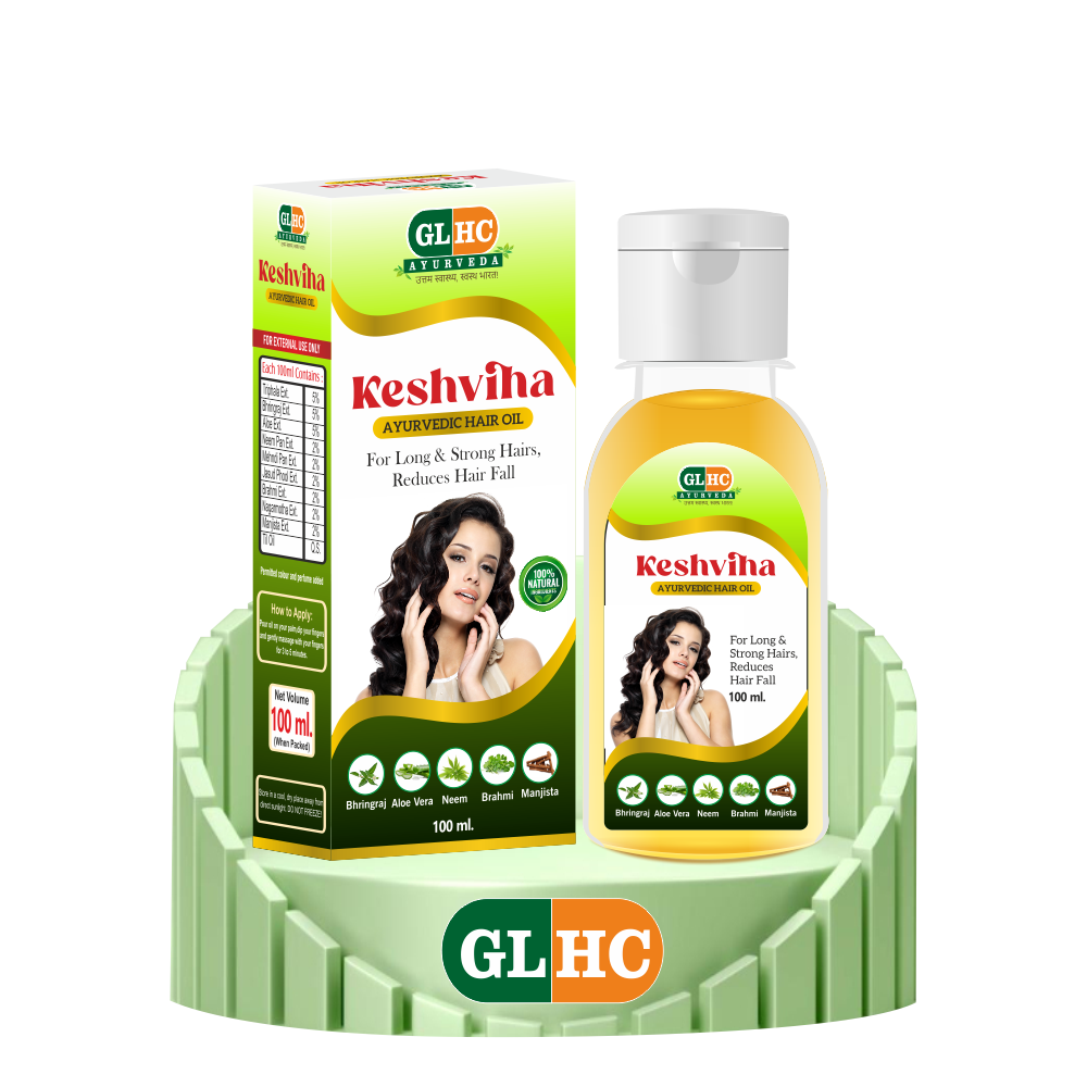 Keshviha Herbal Hair Oil | Enriched with 9 Powerful Natural Herbs
